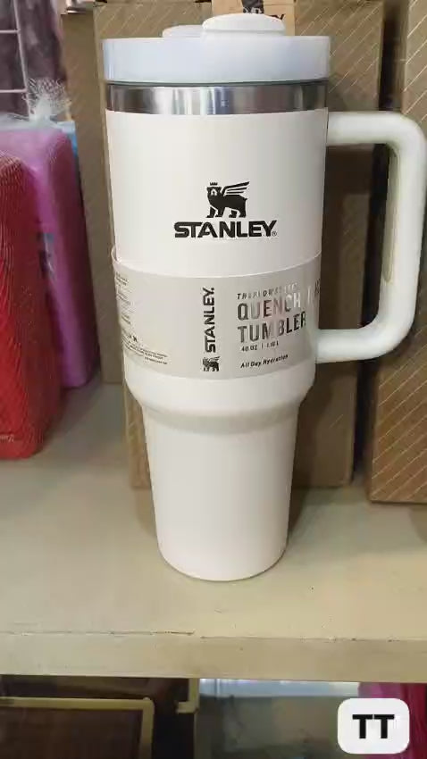 Stainless Steel Tumbler with Straw – 1.8L (40oz)