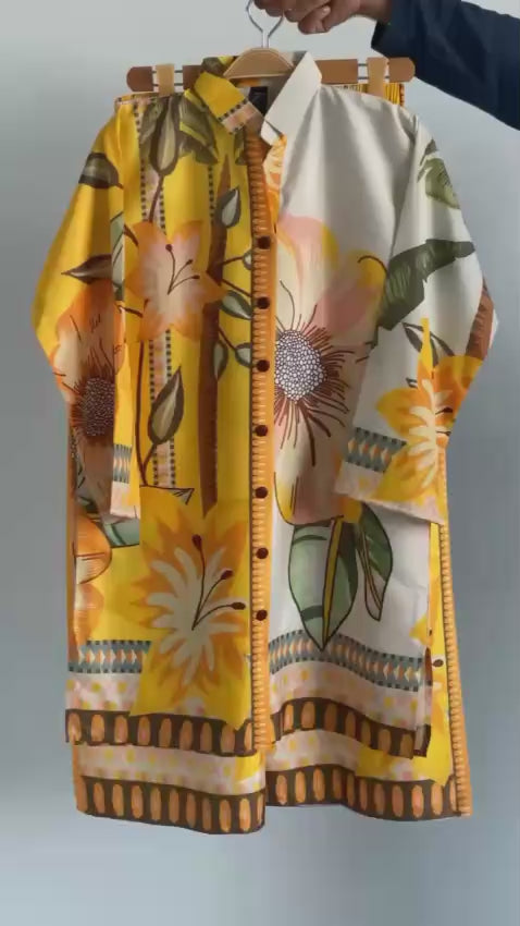 Stitched 2 Piece – Printed Shirt & Trouser | Summer Collection