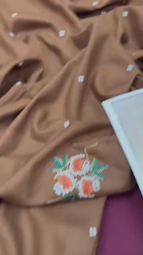 Winter Collection – Dhanak Embroidered 3PC Suit