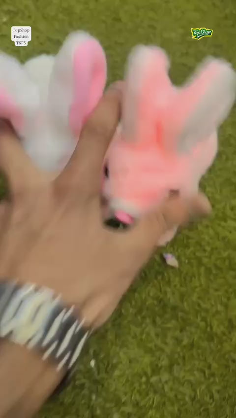 Electric Walking Rabbit Toy with Music & Light for Kids