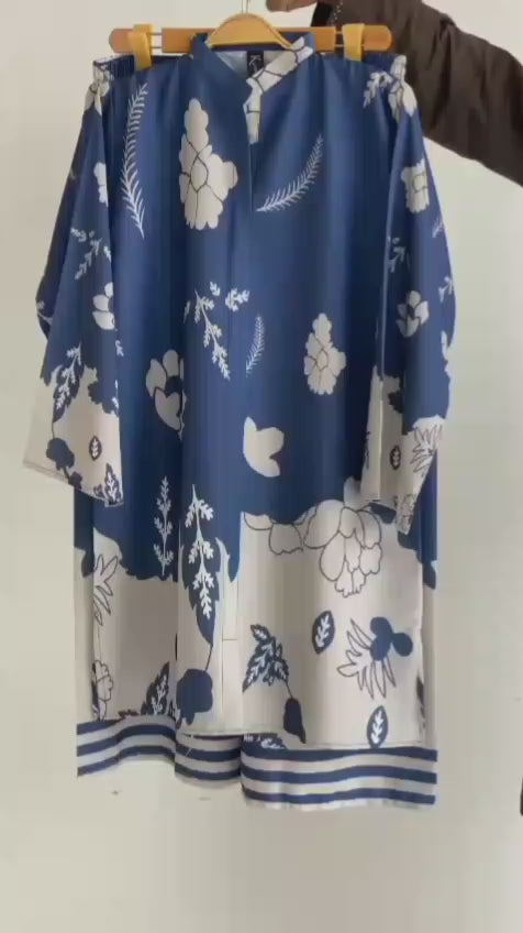 Stylish stitched 2 piece summer dress casual wear for women