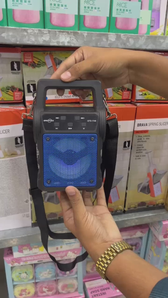 Wireless Speaker + Emergency Torch Light + Solar Charging